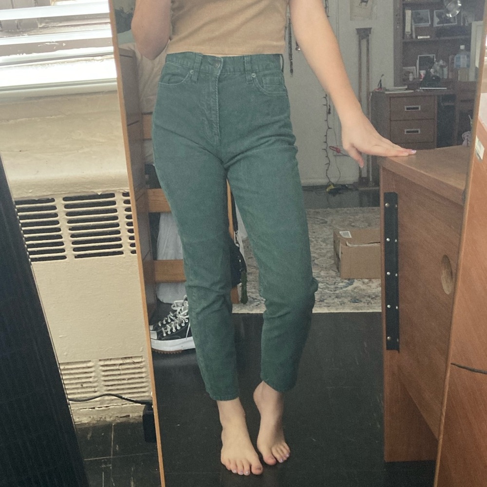 American Eagle Corduroy Mom Jeans